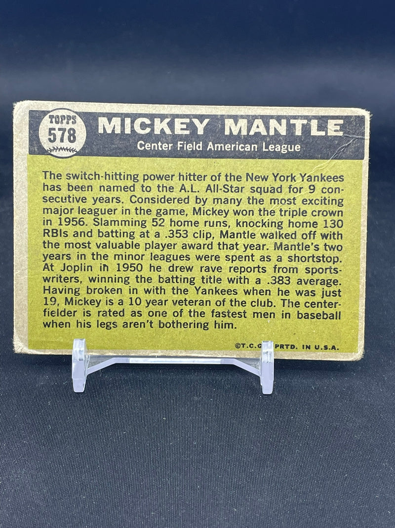 1961 TOPPS - M. MANTLE -