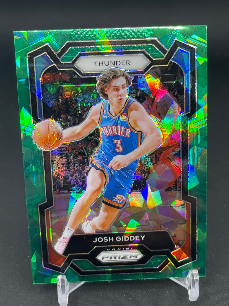 2023 PANINI PRIZM - GREEN CRACKED ICE PRIZM - SINGLES - SELECT YOUR PLAYER