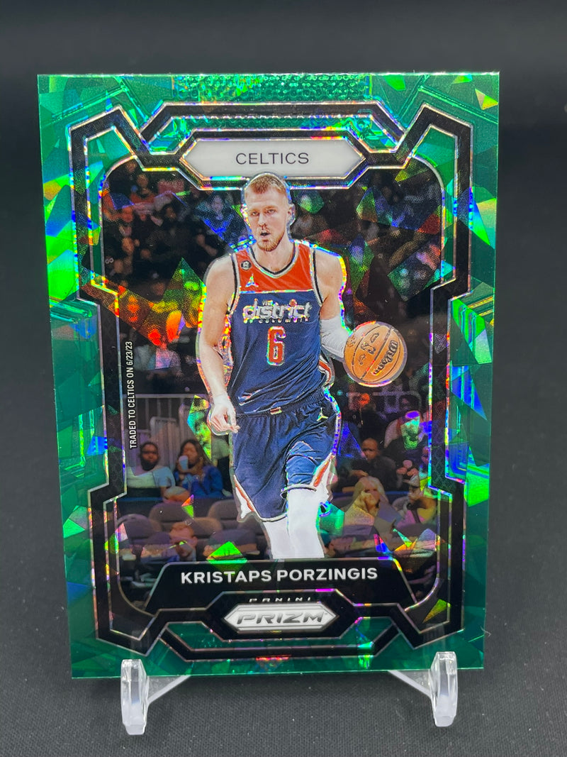 2023 PANINI PRIZM - GREEN CRACKED ICE PRIZM - SINGLES - SELECT YOUR PLAYER