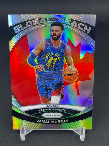 2023 PANINI PRIZM - SILVER PRIZM - GLOBAL REACH - J. MURRAY - #9