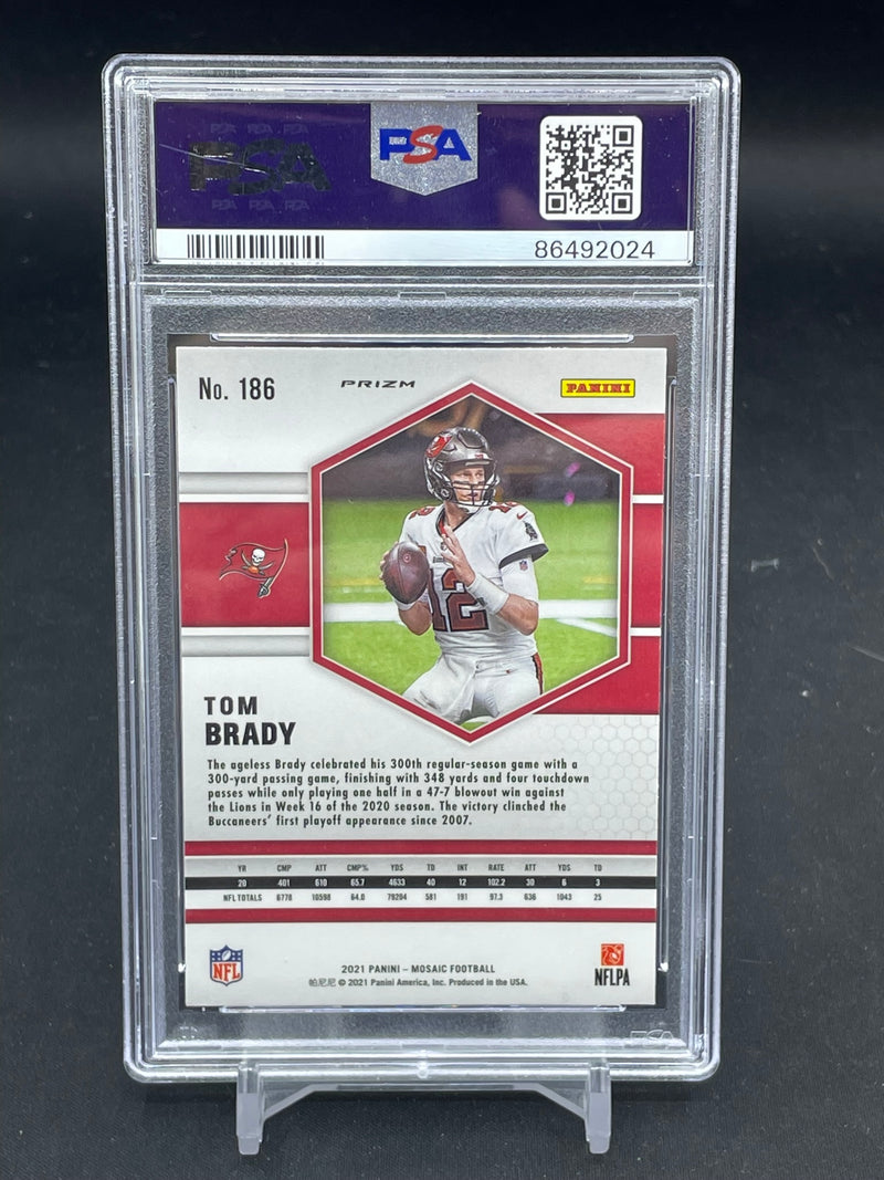 2021 PANINI MOSAIC - RED MOSAIC - T. BRADY -