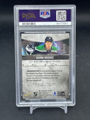2021 UPPER DECK METAL UNIVERSE SKYBOX - GREEN - Q. HUGHES - #111 - #'D/10 - AUTOGRAPH - PSA 8