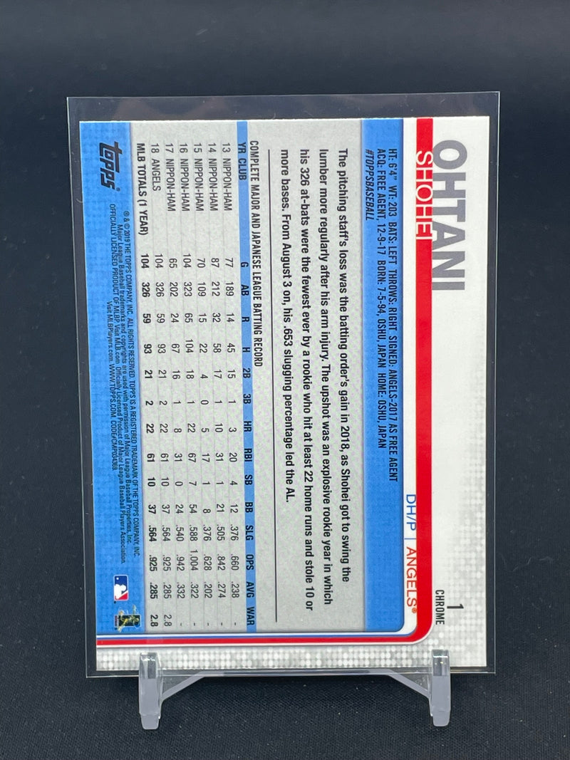 2019 TOPPS CHROME - S. OHTANI -