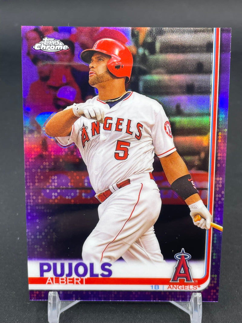 2019 TOPPS CHROME - PURPLE REFRACTOR - A. PUJOLS - #27 - #'D/299