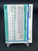 2019 TOPPS CHROME - BLUE WAVE REFRACTOR - Y. KIKUCHI - #73 - #'D/75 - RC