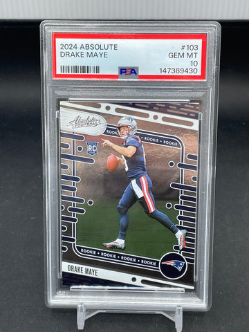 2024 PANINI ABSOLUTE - D. MAYE - #103 - PSA 10 - RC