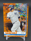 2019 TOPPS CHROME - ORGANGE WAVE REFRACTOR - G. SANCHEZ - #22 - #'D/25