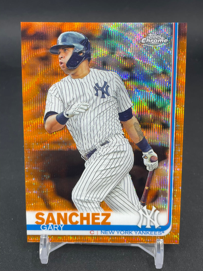 2019 TOPPS CHROME - ORGANGE WAVE REFRACTOR - G. SANCHEZ - #22 - #'D/25