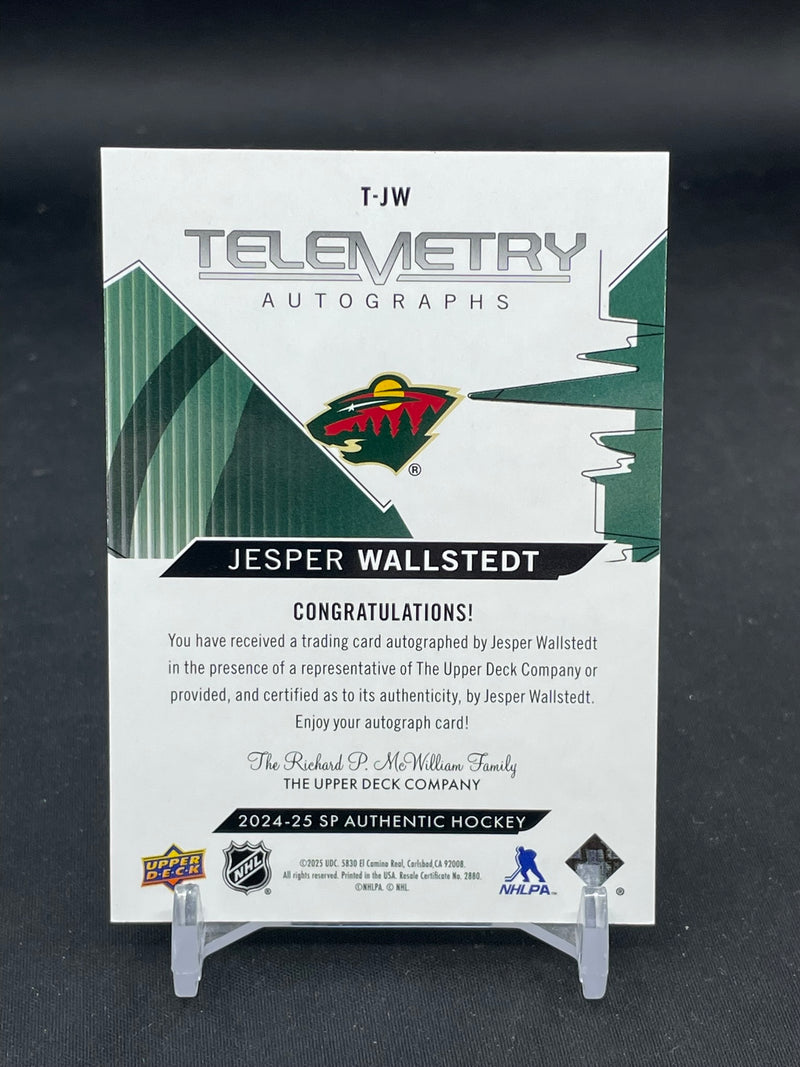 2024 UPPER DECK SP AUTHENTIC - TELEMETRY AUTOGRAPHS - J. WALLSTEDT -