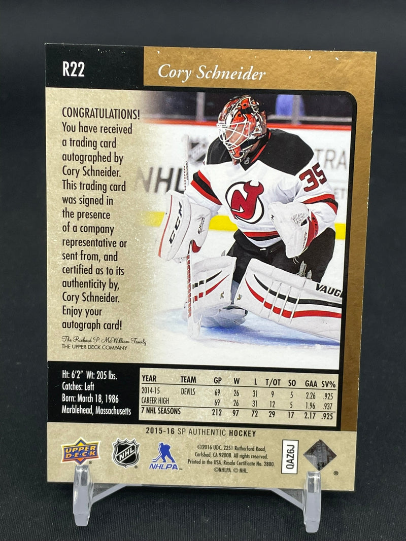 2015 UPPER DECK SP AUTHENTIC - RETRO - C. SCHNEIDER -