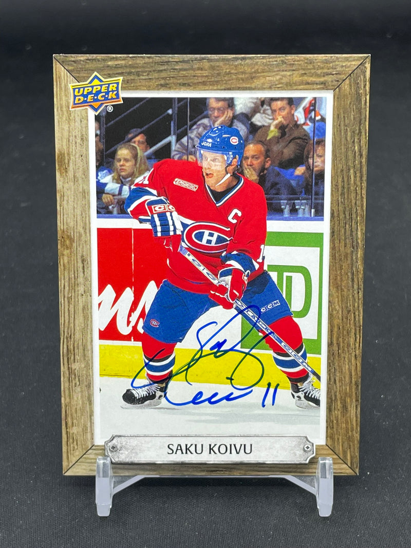 2025 UPPER DECK ENGRAINED ICONS - BEEHIVE SIGNATURES - S. KOIVU -