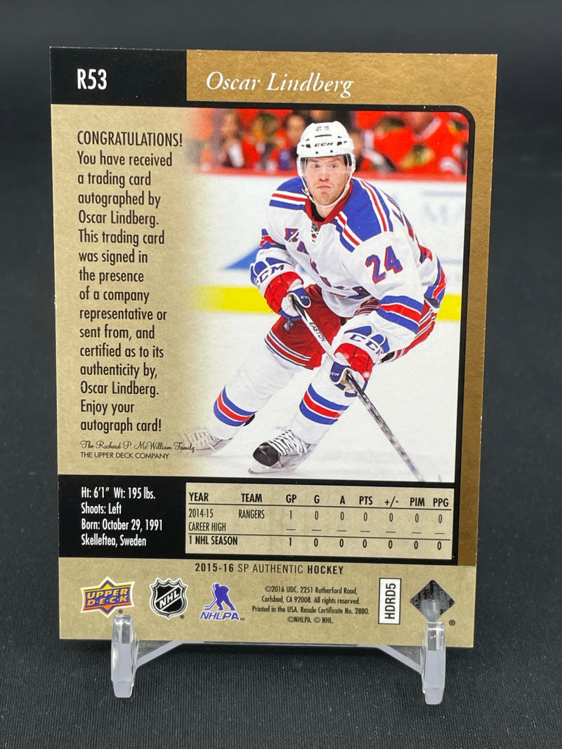 2015 UPPER DECK SP AUTHENTIC - RETRO - O. LINDBERG -