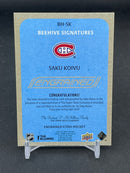 2025 UPPER DECK ENGRAINED ICONS - BEEHIVE SIGNATURES - S. KOIVU -