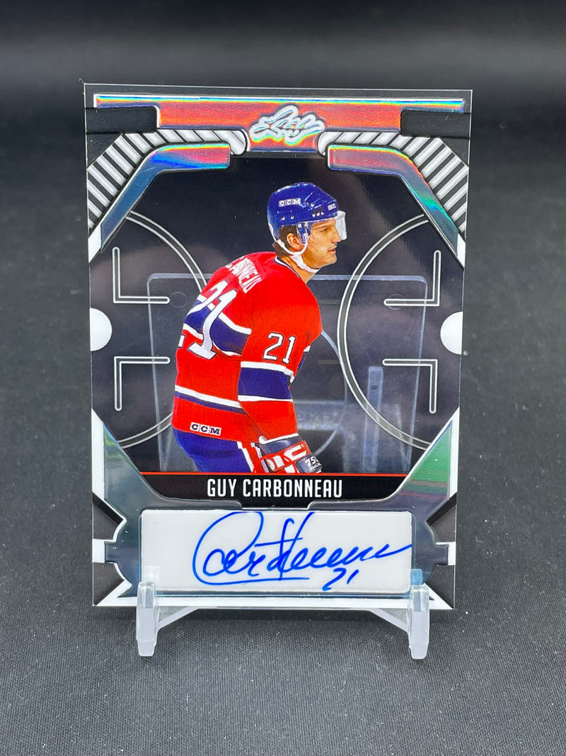 2025 LEAF METAL LEGENDS - G. CARBONNEAU - #BC-GC1 - #'D/10 - AUTOGRAPH