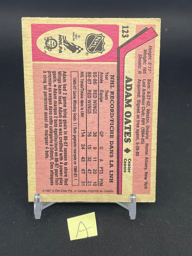 1987 O-PEE-CHEE - A. OATES -