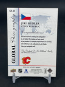 2015 UPPER DECK SP AUTHENTIC - GLOBAL CHIROGRAPHY - J. HUDLER -
