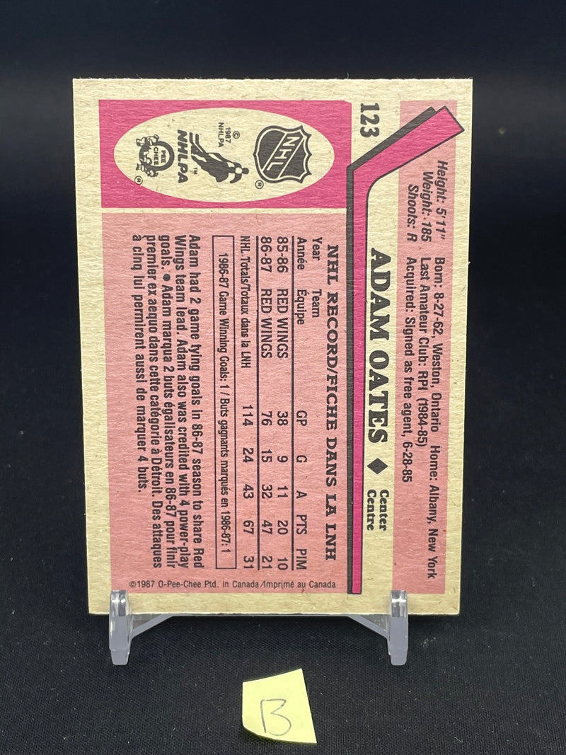 1987 O-PEE-CHEE - A. OATES -