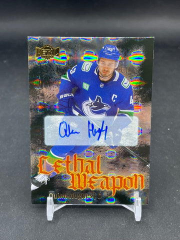 2025 UPPER DECK METAL UNIVERSE SKYBOX - LETHAL WEAPON - Q. HUGHES - #LW-7 - AUTOGRAPH