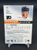 2015 UPPER DECK SP AUTHENTIC - FUTURE WATCH AUTO - N. COUSINS - #230 - #'D/999 - AUTOGRAPH - RC