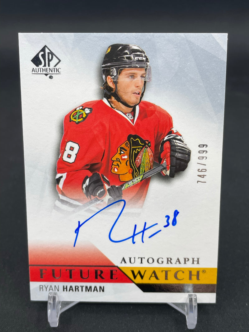 2015 UPPER DECK SP AUTHENTIC - FUTURE WATCH AUTO - R. HARTMAN - #232 - #'D/999 - AUTOGRAPH - RC