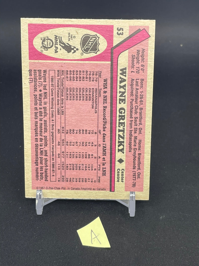 1987 O-PEE-CHEE - W. GRETZKY -