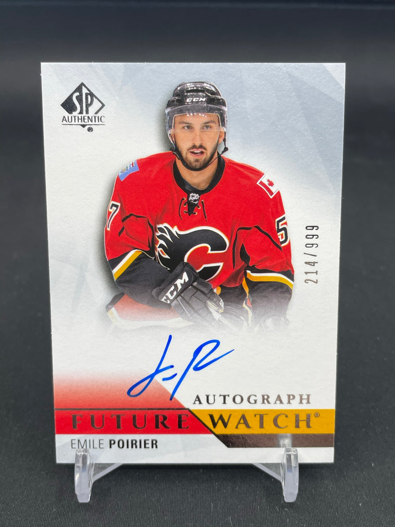 2015 UPPER DECK SP AUTHENTIC - FUTURE WATCH AUTO - E. POIRIER - #234 - #'D/999 - AUTOGRAPH - RC