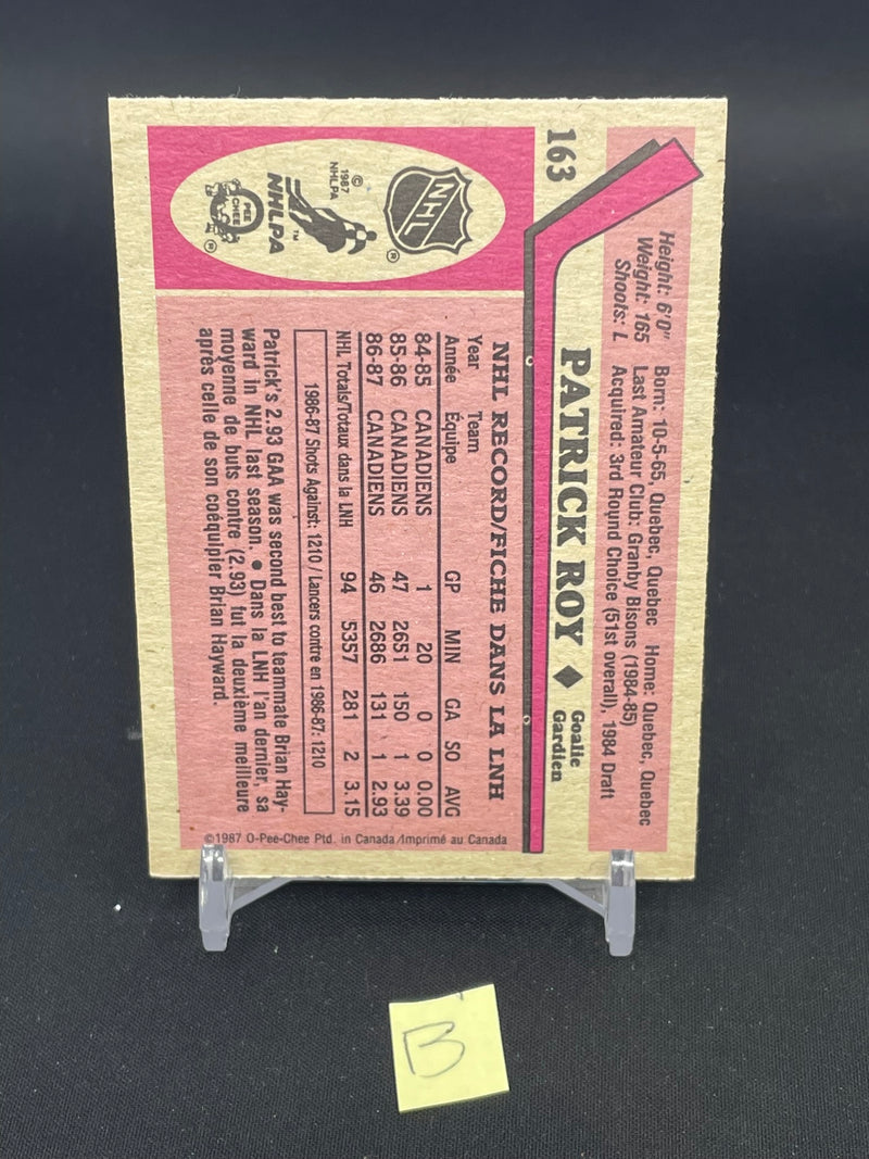 1987 O-PEE-CHEE - P. ROY -