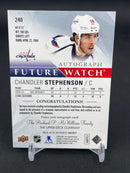 2015 UPPER DECK SP AUTHENTIC - FUTURE WATCH AUTO - C. STEPHENSON - #240 - #'D/999 - AUTOGRAPH - RC