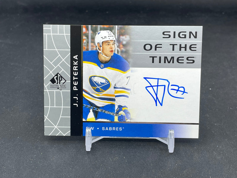 2022 UPPER DECK SP AUTHENTIC - SIGN OF THE TIMES - J. PETERKA -
