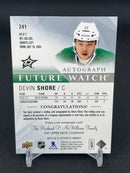 2015 UPPER DECK SP AUTHENTIC - FUTURE WATCH AUTO - D. SHORE - #241 - #'D/999 - AUTOGRAPH - RC