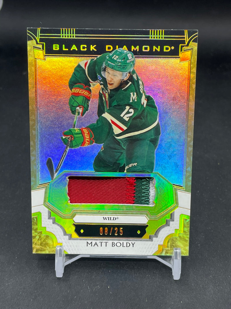 2023 UPPER DECK BLACK DIAMOND - PREMIUM RELICS - M. BOLDY - #BDB-BO - #'D/25 - RELIC