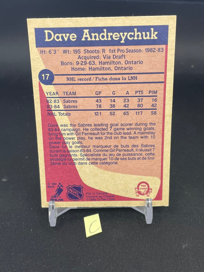 1984 O-PEE-CHEE - D. ANDREYCHUK -