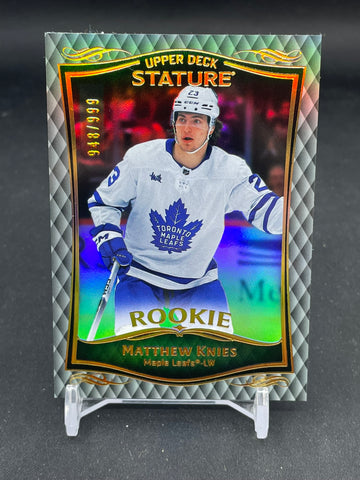 2023 UPPER DECK STATURE - ROOKIE - M. KNIES - #42 - #'D/999 - RC