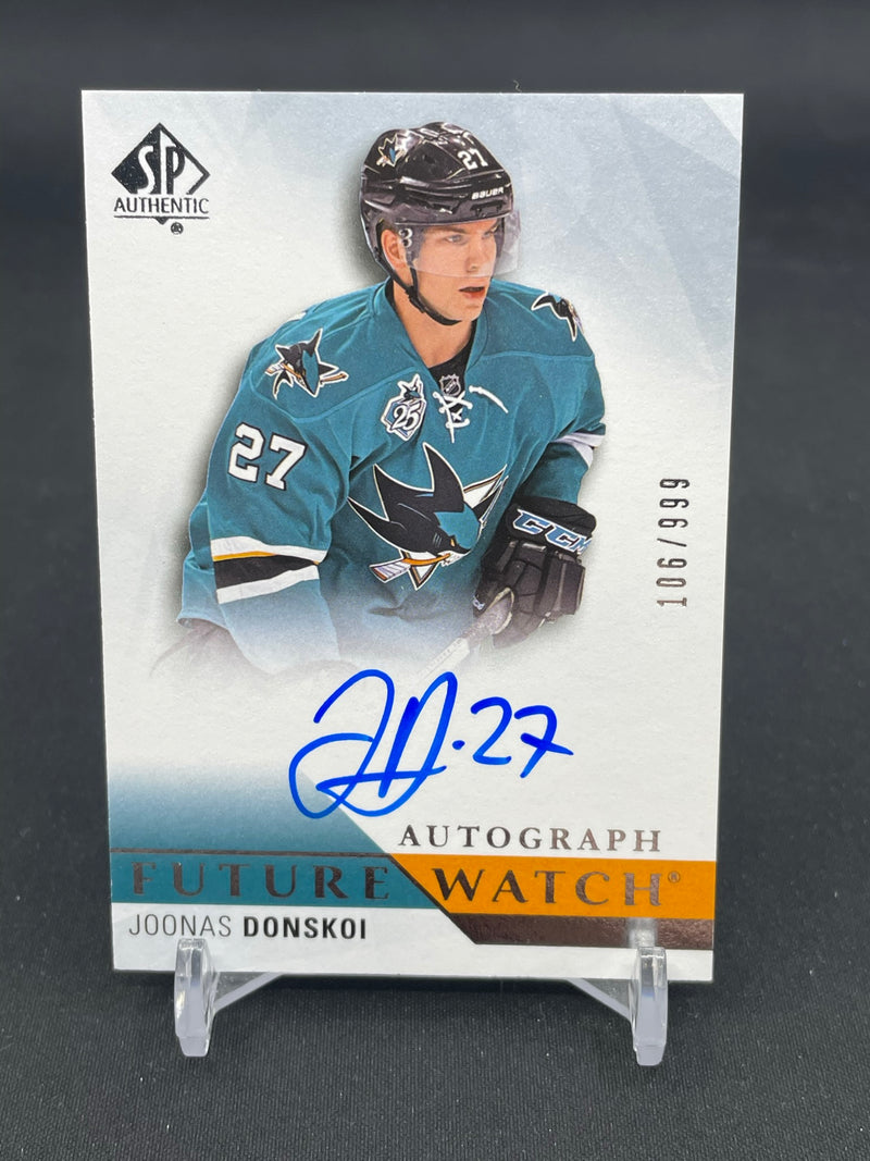 2015 UPPER DECK SP AUTHENTIC - FUTURE WATCH AUTO - J. DONSKOI - #256 - #'D/999 - AUTOGRAPH - RC