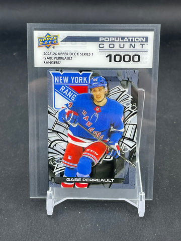 2025 UPPER DECK SERIES ONE - POPULATION COUNT 1000 - G. PERREAULT - #PC-9 - #'D/1000