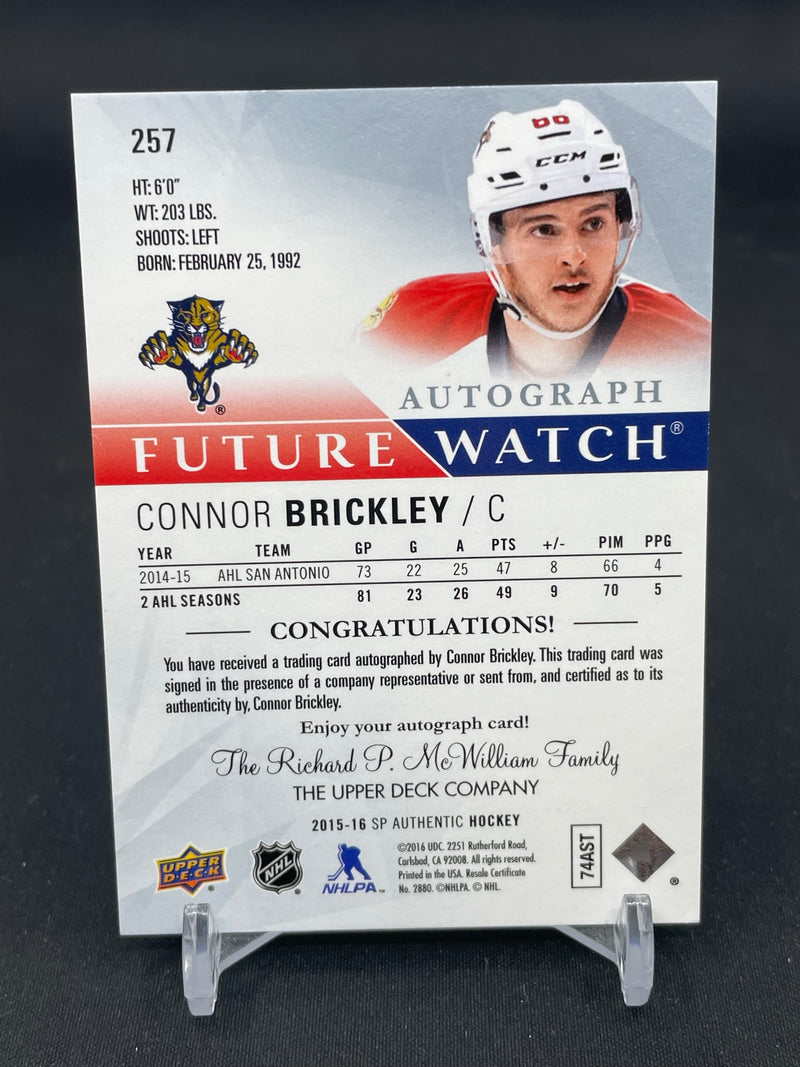 2015 UPPER DECK SP AUTHENTIC - FUTURE WATCH AUTO - C. BRICKLEY - #257 - #'D/999 - AUTOGRAPH - RC