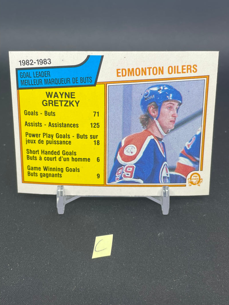 1983 O-PEE-CHEE - GOAL LEADER - W. GRETZKY -