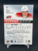 2015 UPPER DECK SP AUTHENTIC - FUTURE WATCH AUTO - B. MCGINN - #267 - #'D/999 - AUTOGRAPH - RC