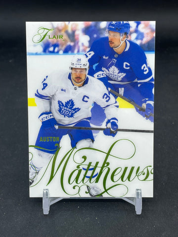 2025 UPPER DECK FLAIR - FORECHECK - A. MATTHEWS - #121 - #'D/349