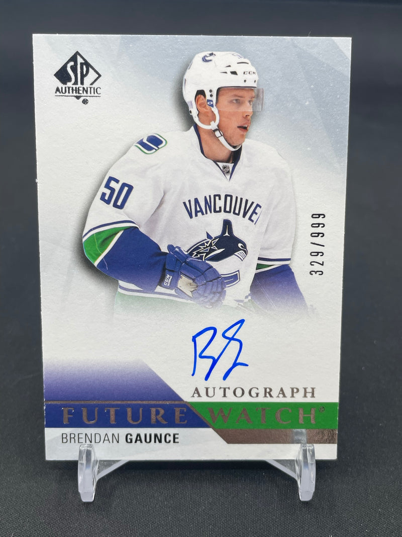 2015 UPPER DECK SP AUTHENTIC - FUTURE WATCH AUTO - B. GAUNCE - #283 - #'D/999 - AUTOGRAPH - RC