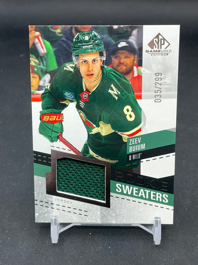 2025 UPPER DECK SP GAME USED - ROOKIE SWEATERS - Z. BUIUM - #RS-ZB - #'D/299 - RELIC - RC