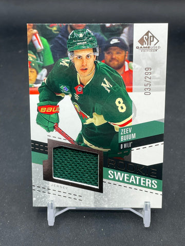 2025 UPPER DECK SP GAME USED - ROOKIE SWEATERS - Z. BUIUM - #RS-ZB - #'D/299 - RELIC - RC