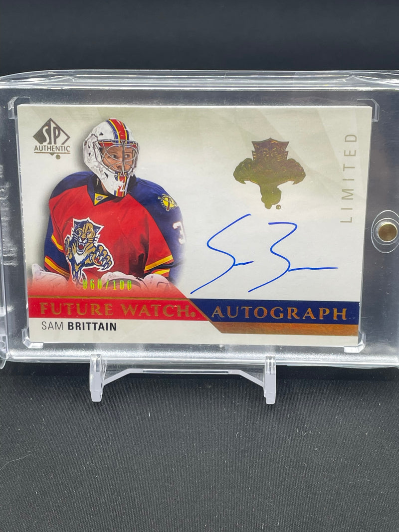 2015 UPPER DECK SP AUTHENTIC - LIMITED FUTURE WATCH AUTOGRAPH - S. BRITTAIN - #264 - #'D/100 - AUTOGRAPH - RC
