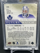 2015 UPPER DECK SP AUTHENTIC - LIMITED FUTURE WATCH AUTO PATCH - A. BIBEAU - #229 - #'D/100 - AUTOGRAPH - RELIC - RC