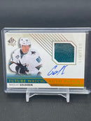 2015 UPPER DECK SP AUTHENTIC - LIMITED FUTURE WATCH AUTO PATCH - N. GOLDOBIN - #266 - #'D/100 - RELIC - AUTOGRAPH - RC