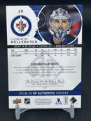 2018 UPPER DECK SP AUTHENTIC - LIMITED - C. HELLEBUYCK -
