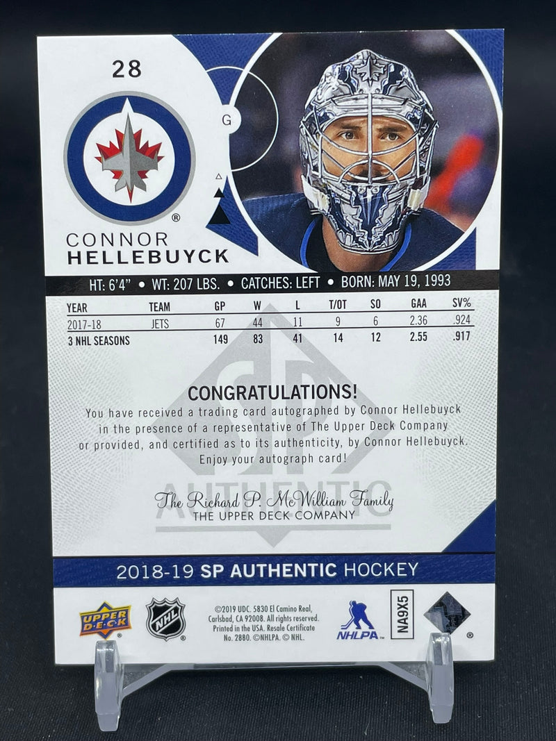 2018 UPPER DECK SP AUTHENTIC - LIMITED - C. HELLEBUYCK -