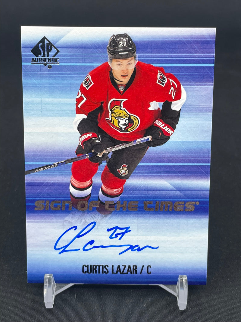 2015 UPPER DECK SP AUTHENTIC - SIGN OF THE TIMES - C. LAZAR -