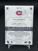 2025 UPPER DECK EXQUISITE - ROOKIES - I. DEMIDOV - #RP-ID - #'D/99 - RELIC - RC