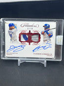 2020 PANINI FLAWLESS - B. BICHETTE / V. GUERRERO JR. - #DSP-BG - DUAL RELIC - DUAL AUTOGRAPH - #'D.20